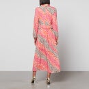 Never Fully Dressed Romi Leopard Print Crepe Dress - UK 6