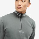 Barbour International Brockley Cotton-Jersey Half-Zip Sweatshirt - S