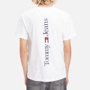 Tommy Jeans Classic Linear Logo-Printed Cotton T-Shirt - S
