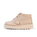 Adult Adult Women's Kick Hi Stack Leather Beige