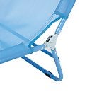 Bahari Folding Sunbed Blue Homebase