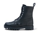 Adult Unisex Kizziie Lace Up Leather Alternative Black