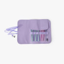 The Total Package - 8 Piece Face & Eye Brush Set with Wrap