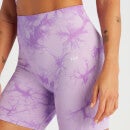 MP Women's Shape Seamless Cycling Shorts - Purple Tie Dye