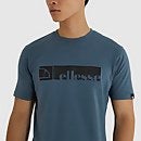 Blok-T-Shirt Blau