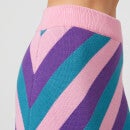 Olivia Rubin Emma Striped Cotton-Jacquard Skirt - XS