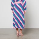 Olivia Rubin Emma Striped Cotton-Jacquard Skirt - XS