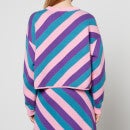 Olivia Rubin Mickey Striped Cotton-Jacquard Jumper - XL