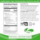 Orgain Organic Plant Protein Powder - Natural Unsweetened 720g