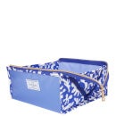 The Flat Lay Co. Open Flat Frosted Jelly Box Bag - Groovy Blue