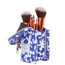 The Flat Lay Co. Standing Brush Case - Groovy Blue