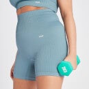 MP Tempo Rib Seamless Shorts til kvinder – Graphine Blue - XS