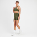 MP ženske Adapt Booty kratke hlače - maslinasto zelene  - XS