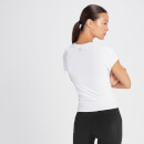 Dámske tričko MP Tempo Basic s krátkymi rukávmi – biele - XS