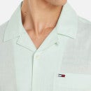 Tommy Jeans Classic Camp Cotton and Linen-Blend Shirt - S