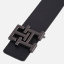 Tommy Hilfiger Logo-Plaqued Reversible Leather Belt - 85cm