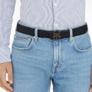 Tommy Hilfiger Logo-Plaqued Reversible Leather Belt - 85cm