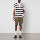 GANT Multi Stripe Cotton-Pique Polo Shirt - M