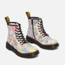 Dr. Martens Kids' 1460 Hydro Floral Mash Up Leather Boots