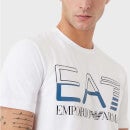 EA7 Logo-Print Cotton-Blend T-Shirt - L