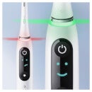 Oral-B iO Series 9N White & Rose Quartz Electric Toothbrushes Virtual Duo + 8 Refills