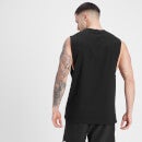 Camiseta sin mangas con sisas caídas Adapt para hombre de MP - Negro - XS