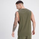 Camiseta sin mangas con sisas caídas Adapt para hombre de MP - Verde aceituna - XS
