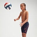 HyperBoom Logo Placement-Schwimmhose für Jungen Marineblau/Orange