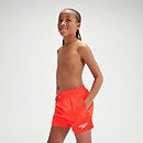 Bañador tipo bermuda Essential de 33 cm para niño, naranja