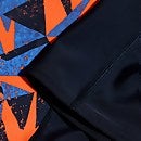 Pantaloncini da bagno aderenti Bambino HyperBoom Panel Blu Navy/Arancione