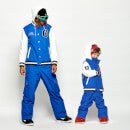 Blue Varsity Snow Suit Twinning Set
