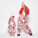 Red Camo Snow Suit Twinning Set