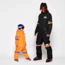 Black/Orange Nasa Snow Suit Twinning Set
