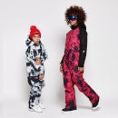Pink/Black Tie Dye Snow Suit Twinning Set