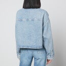 Calvin Klein Jeans Oversized Cropped Denim Shirt Jacket - M