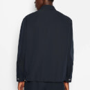 Armani Exchange Seersucker Zip Pocket Long-Sleeved Shirt - M