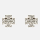 Tory Burch Kira Silver-Tone Necklace and Earrings Set