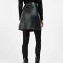 Barbour International Napier Faux Leather Mini Skirt - UK 8