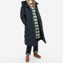 Barbour Nagril Hooded Quilted Shell Coat - UK 10