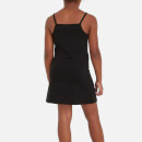 Calvin Klein Girls' Stack Logo Nylon Punto Strap Dress