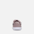 Clarks Toddlers' Athletic Sonar Leather Trainers - Pink Sparkle - UK 4.5 Baby