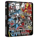 Marvel Studios Captain America: Civil War – Mondo #57 Zavvi Exclusive 4K Ultra HD Steelbook (includes Blu-ray)