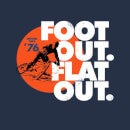 Foot Out. Flat Out. Men's T-Shirt - Navy