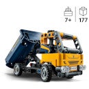 LEGO Technic: Le Camion à Benne Basculante, 2-en-1, Pelleteuse Jouet, Engin de Chantier (42147)