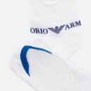 Emporio Armani Stretch-Cotton Blend Trainer Socks - S/M