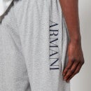 Emporio Armani Shiny Big Cotton-Blend Jersey Shorts - S