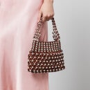 Shrimps Quinn Wooden Bead and Faux Pearl Bag