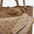 Guess Women's Eco Brenton Monogram Faux Leather Tote Bag