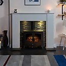Ashmont 54 inch media electric shop fireplace