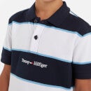 Tommy Hilfiger Boys' Rugby Stripe Cotton Polo T-Shirt